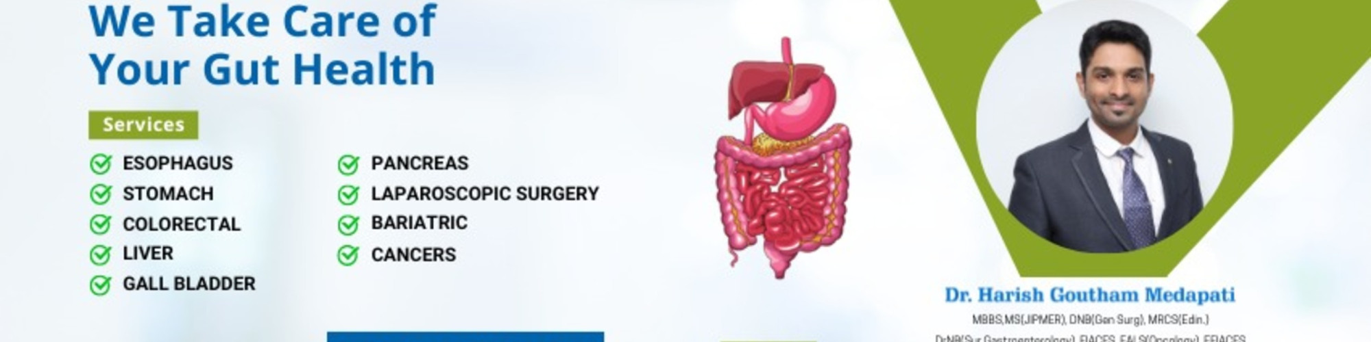 Best Surgical Gastroenterologist in Hyderabad | Dr Harish Goutham