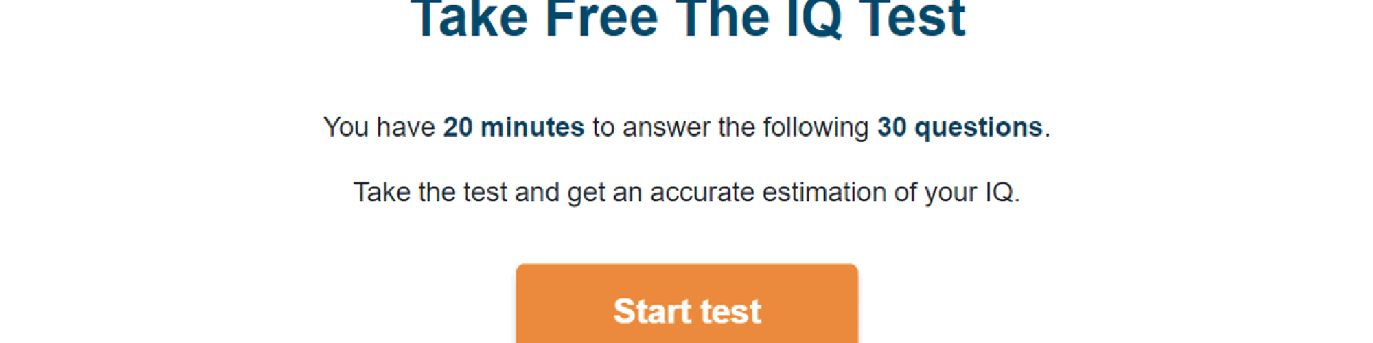 GBI IQ Test